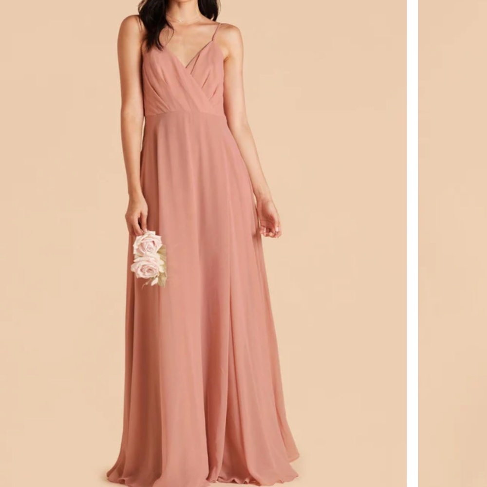 Kaia Dusty Rose Birdy Grey Bridesmaid dress